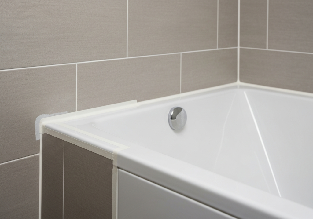 Jak trwale uszczelnić styk wanny akrylowej ze ścianą bez użycia silikonu sanitarnego?