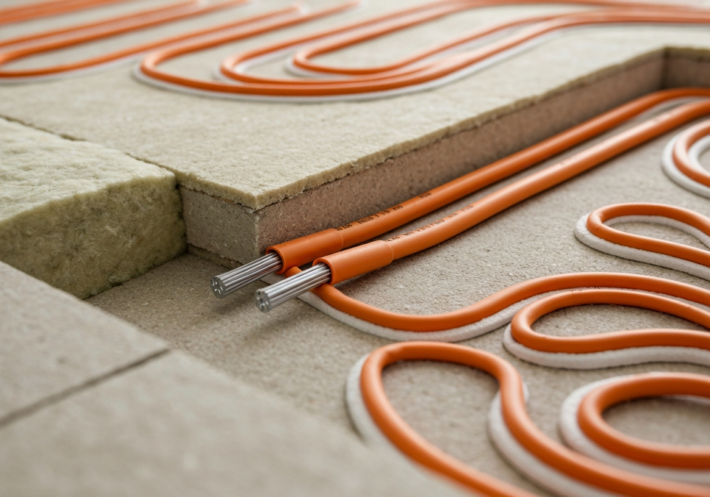Czy można puścić kable elektryczne w podłodze pod ogrzewaniem podłogowym?